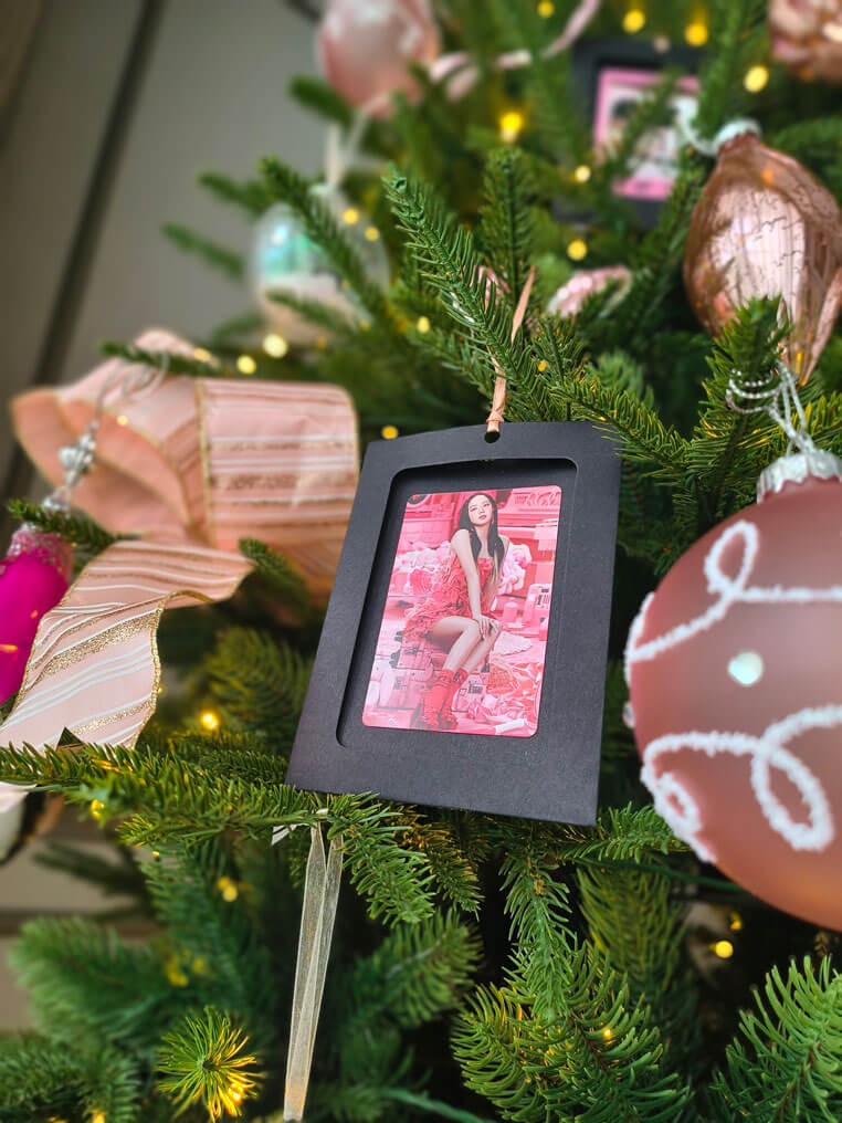 Black Pink Christmas Decor Theme