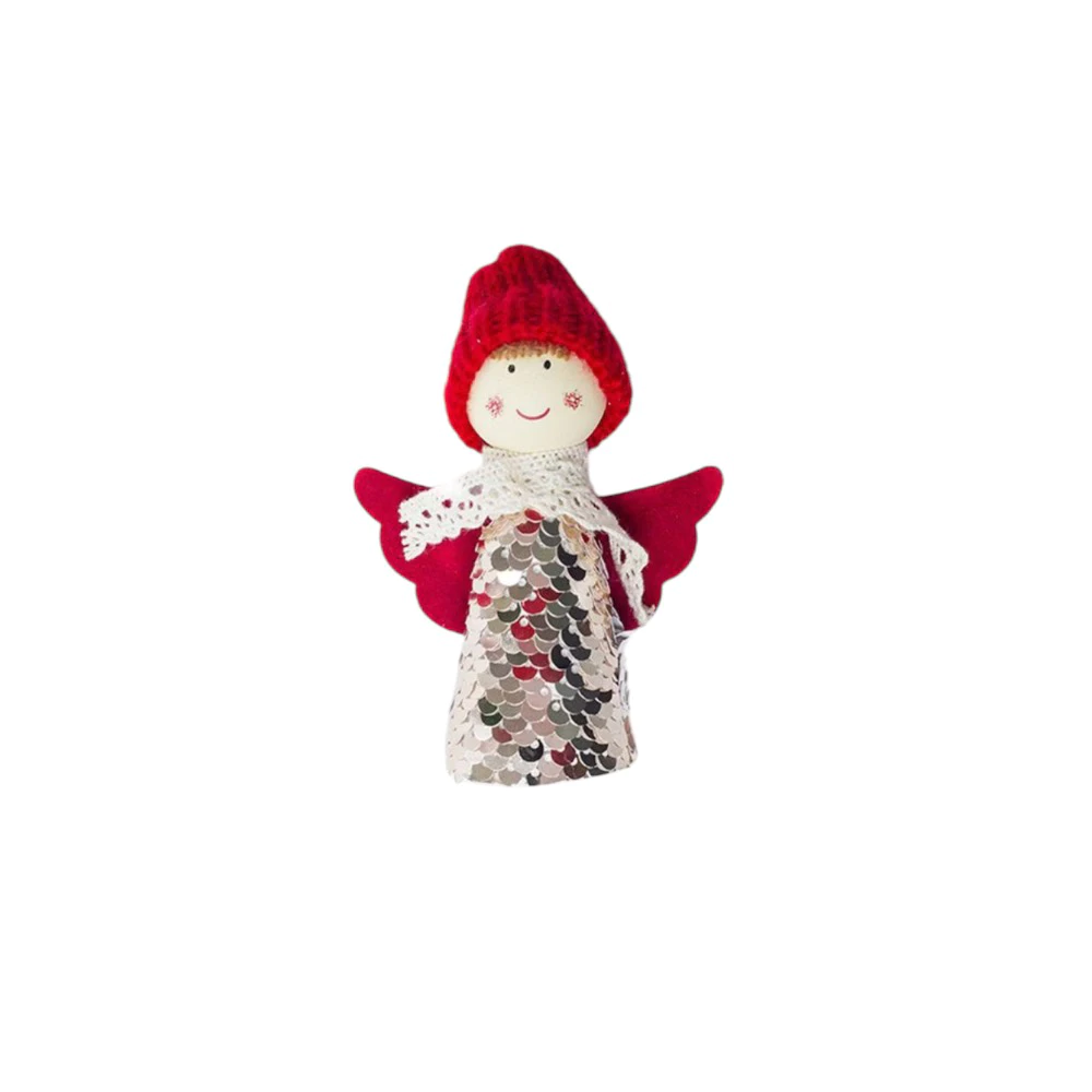 Red Hat Sequin Dress Angel