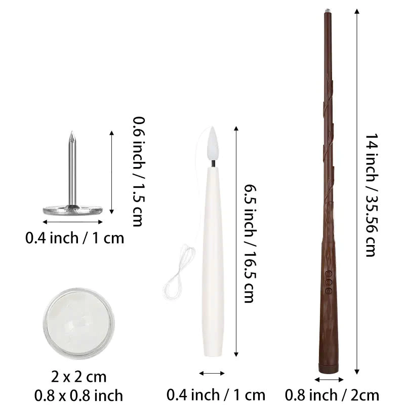 Orn Candles Magicwandd