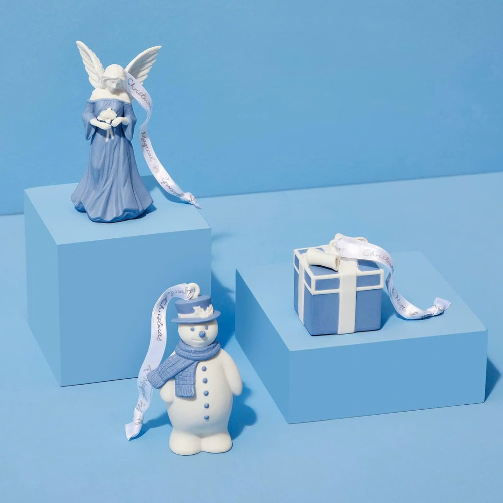 Porc Wedgwood Angelflwrsd