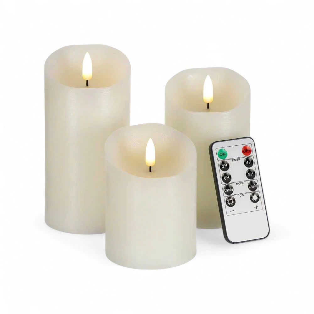 Set3 Candles White
