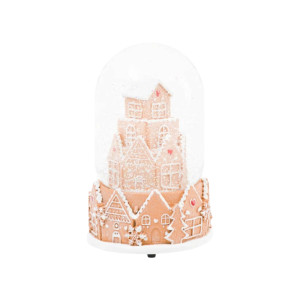 Ginger Bread House Snow Globe with Music – Sugarplum