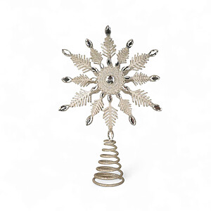 3D Snowflake Tree Topper – Model 1