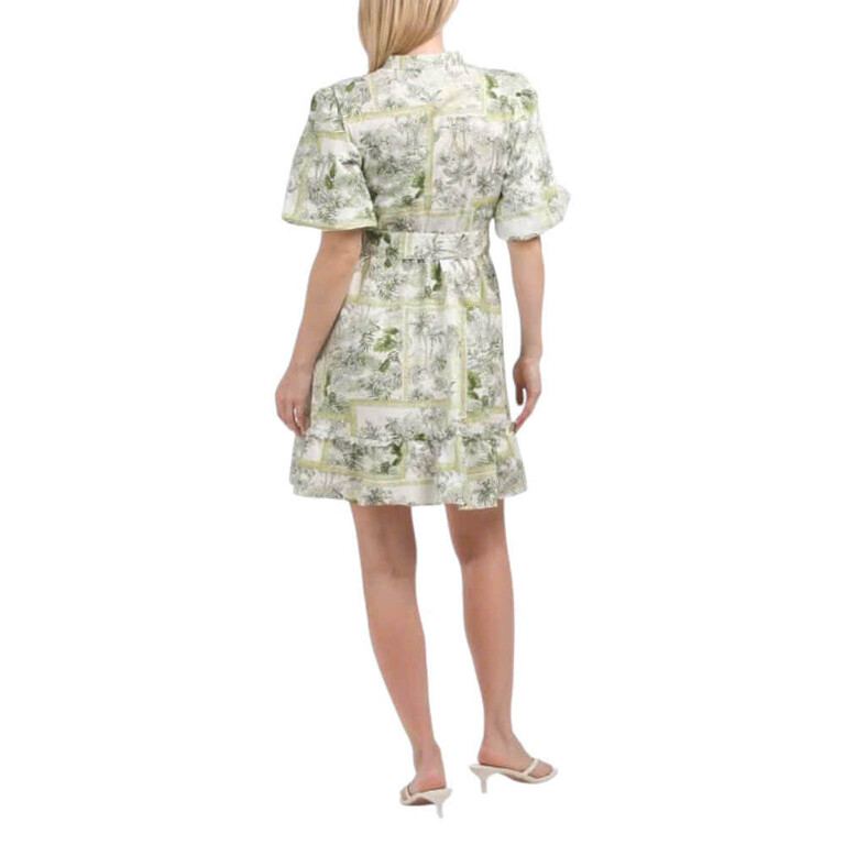 Dress Cynthiarowley Chino Flouncebeltedb
