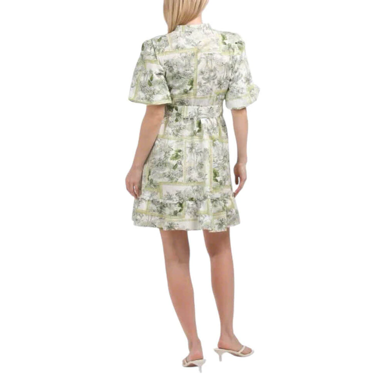 Dress Cynthiarowley Chino Flouncebeltedb