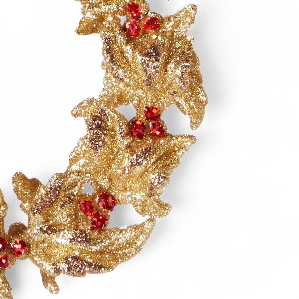 Orn Gold Wreath B Orn Gold Wreath B