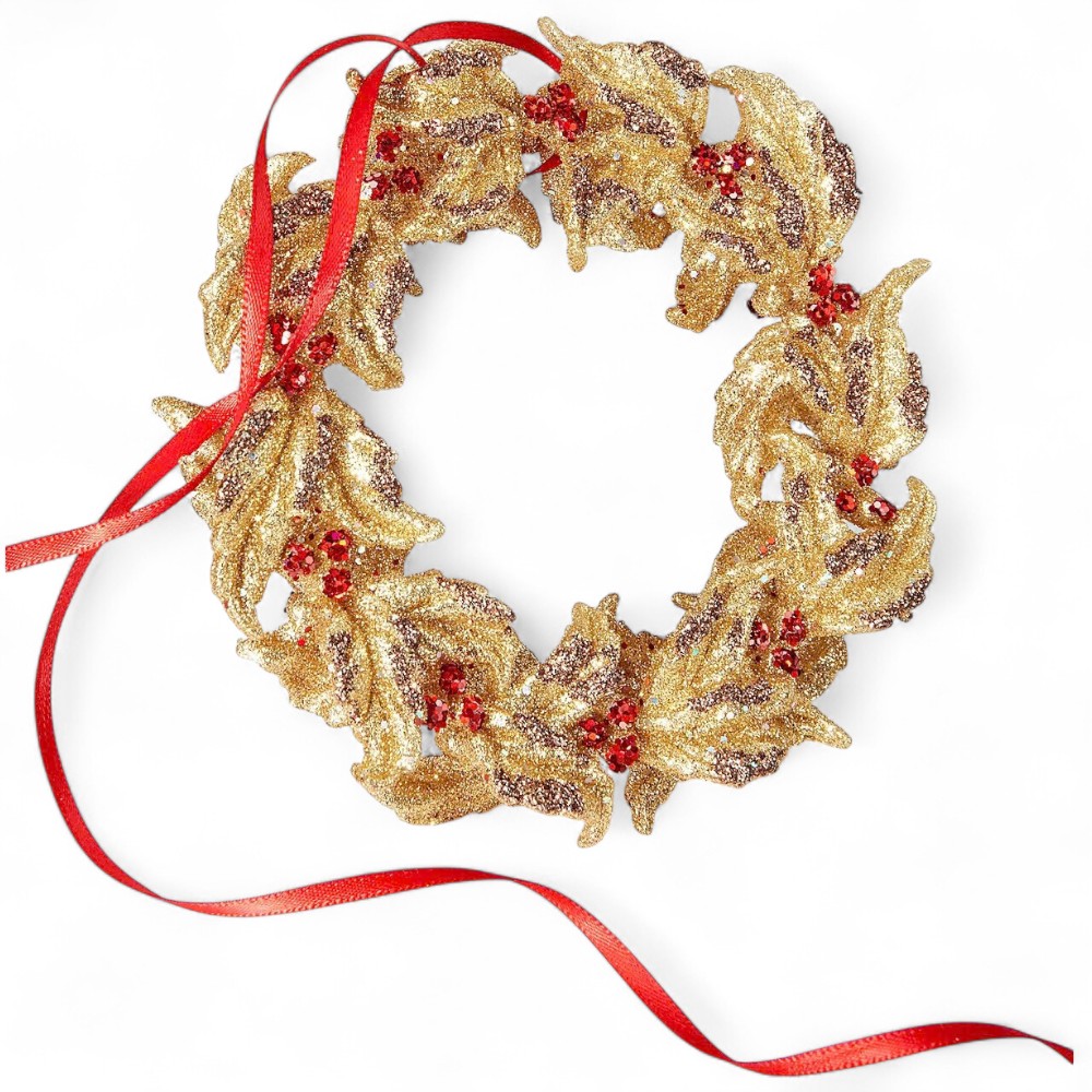 Orn Gold Wreath C Orn Gold Wreath C