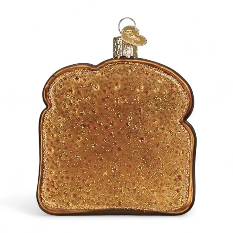 Old World Glass Avocado Toast Ornament