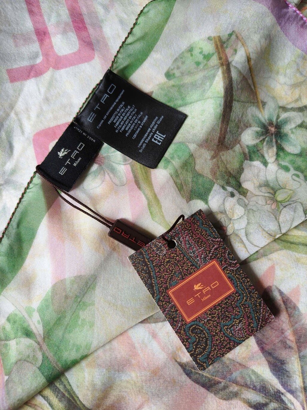Scarf Etro Hummingbirdh