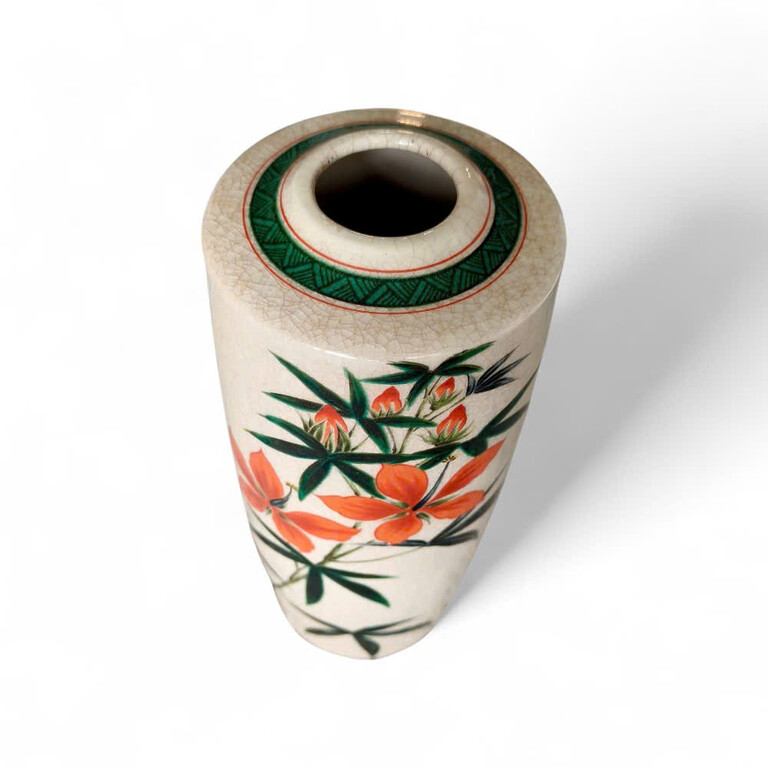Vase Vintg Hibiscus B
