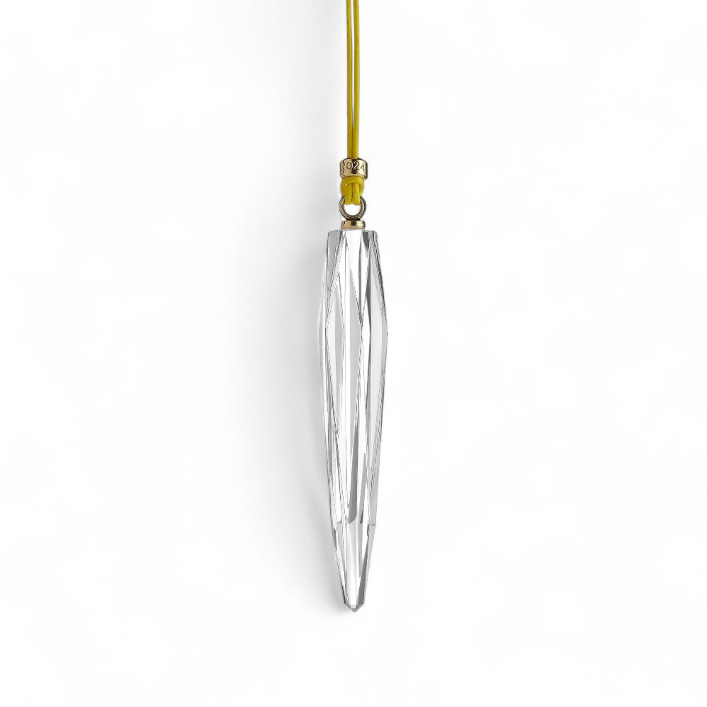 CRYS-WATERFORD-ICICLE-a Waterford Annual Ornament 2024 – Premium crystal Christmas tree decoration in the shape of an icicle