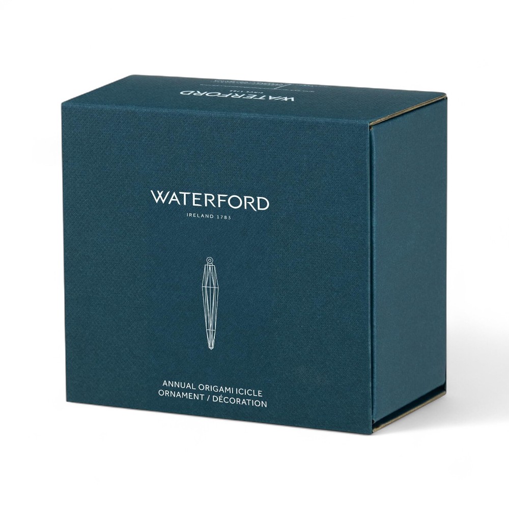 CRYS-WATERFORD-ICICLE-c Waterford Annual Ornament 2024 – Premium crystal Christmas tree decoration in the shape of an icicle
