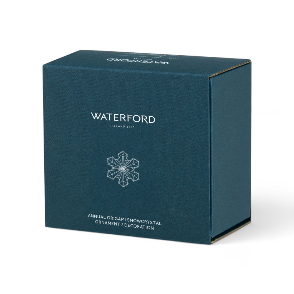 CRYS-WATERFORD-SNOWFLAKE-d Waterford Annual Ornament 2024 – Premium crystal Christmas tree decoration in the shape of a snowflake