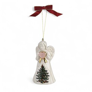 Spode Angel Holding A Heart Ceramic Ornament