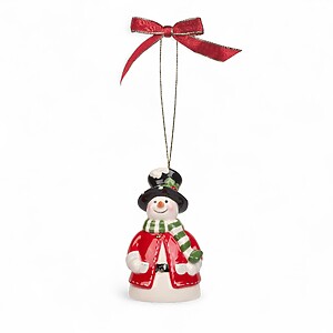 Porc Spode Snowmanbell