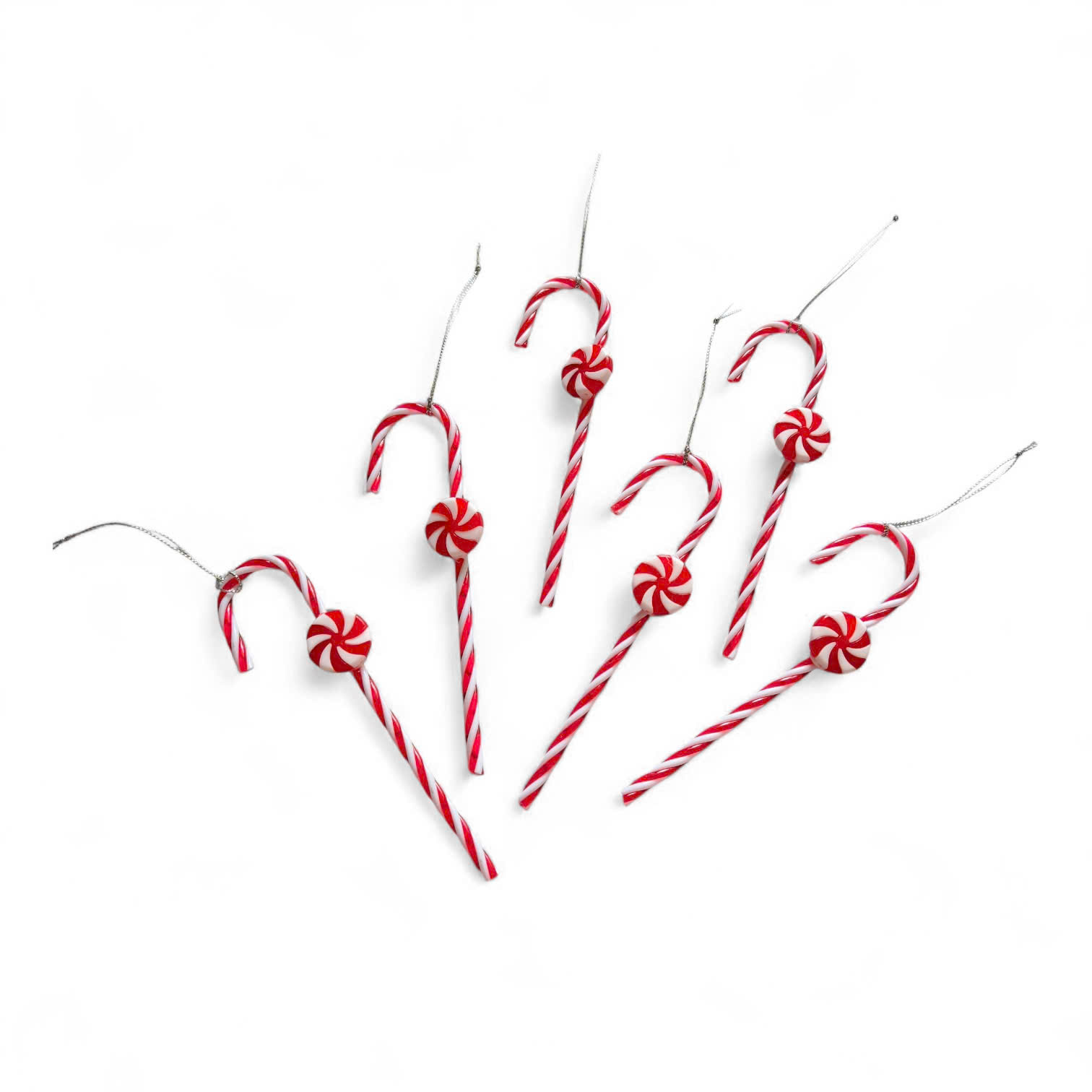 Orn Candycaneppm Set6 Orn Candycaneppm Set6