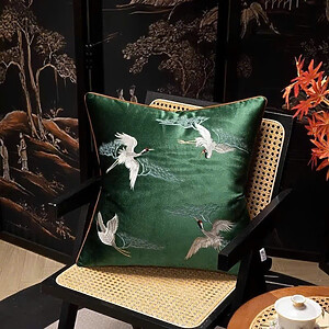 Cush Velvet Crane Grn Cush Velvet Crane Grn
