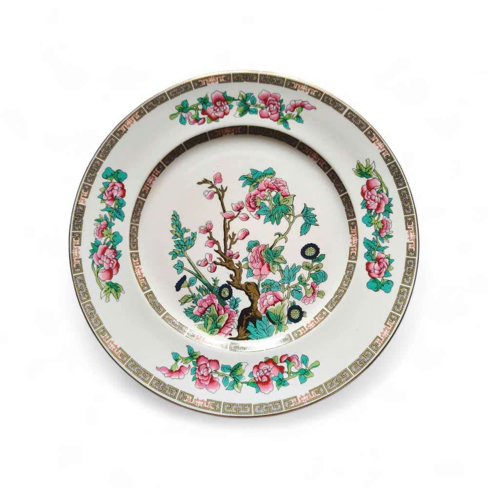 DININGSET24-JOHNMADDOCK-INDIANTREEb Vintage 24-Piece Bone China Dinnerware Set for 6 from the Indian Tree Collection – John Maddock & Sons (UK)