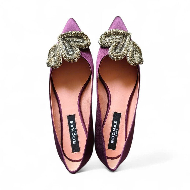 Flats Rochasparis Rhinestonesplum Flats Rochasparis Rhinestonesplum