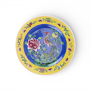 Plate Famrosepera Indigo Plate Famrosepera Indigo