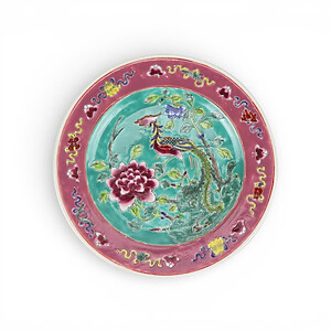 Plate Famrosepera Pink Plate Famrosepera Pink