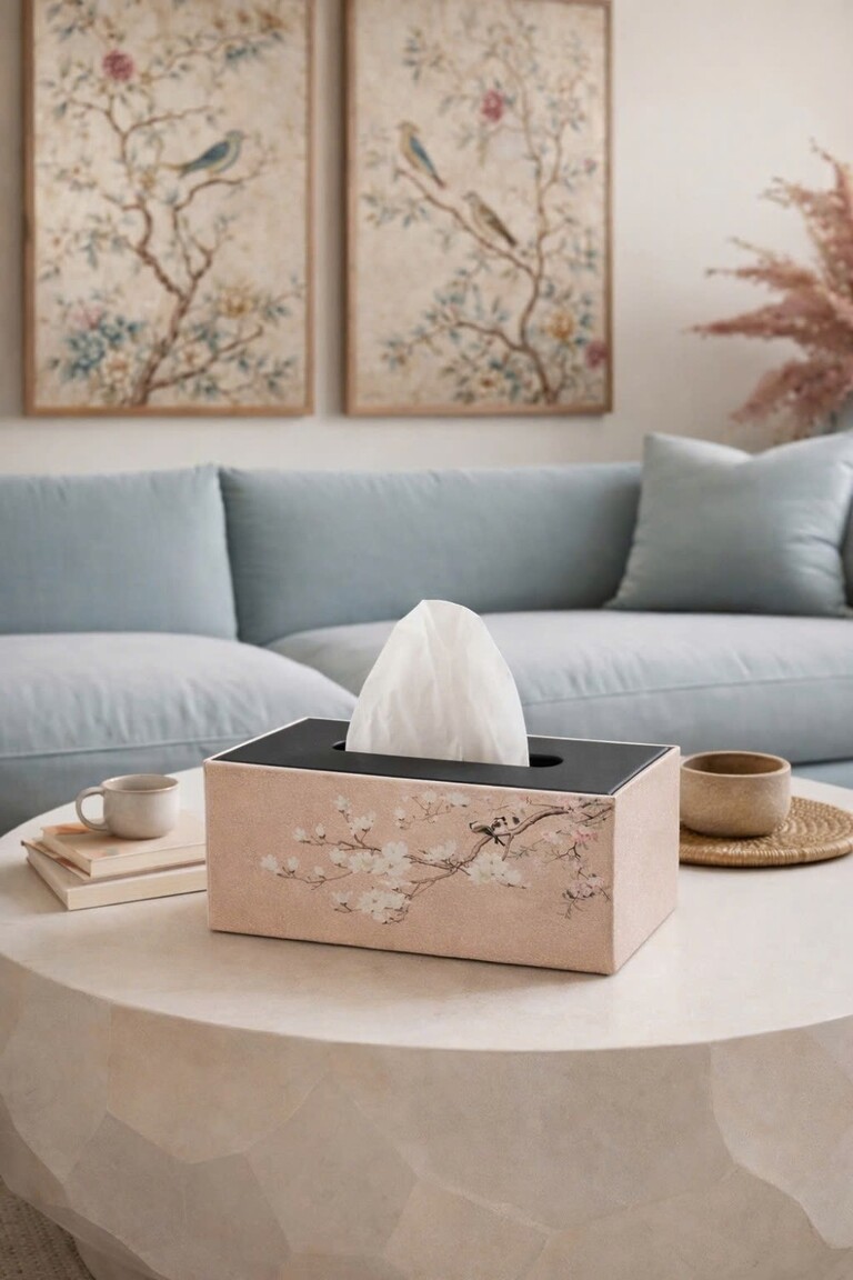 Tissuebox Spriingflowers B Tissuebox Spriingflowers B