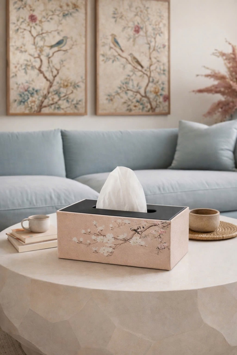 Tissuebox Spriingflowers B Tissuebox Spriingflowers B