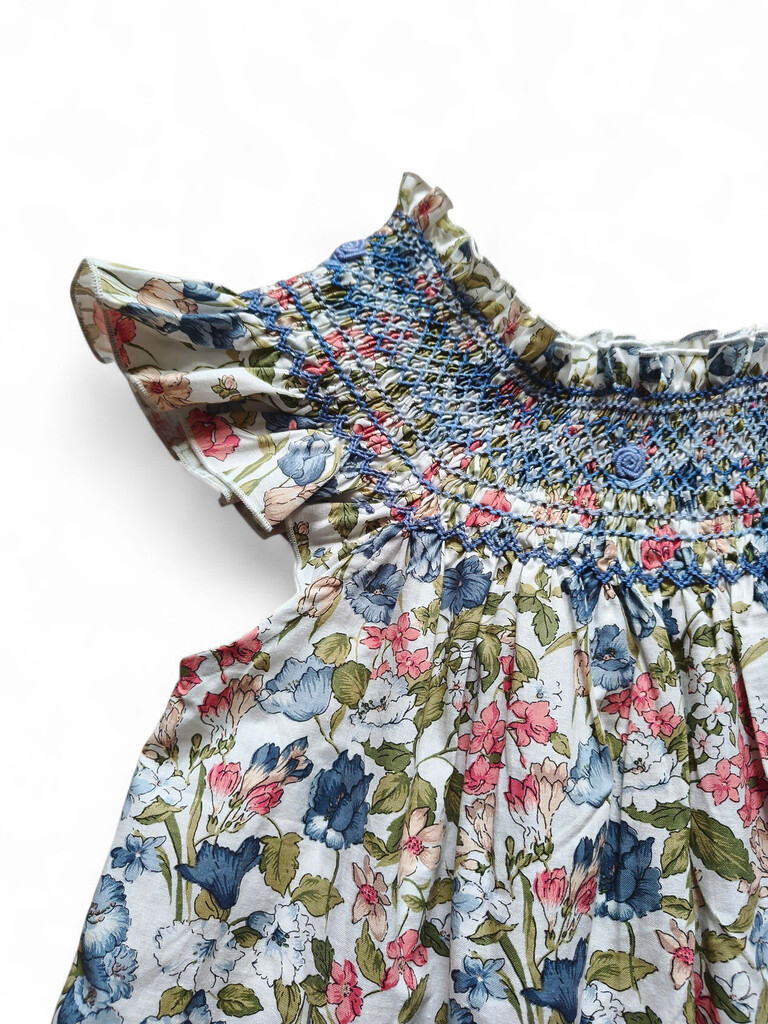 Top Lmc Smockedflorala Top Lmc Smockedflorala