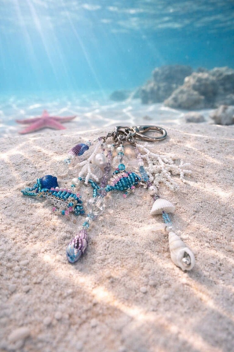 Charm Fish Blu B Charm Fish Blu B