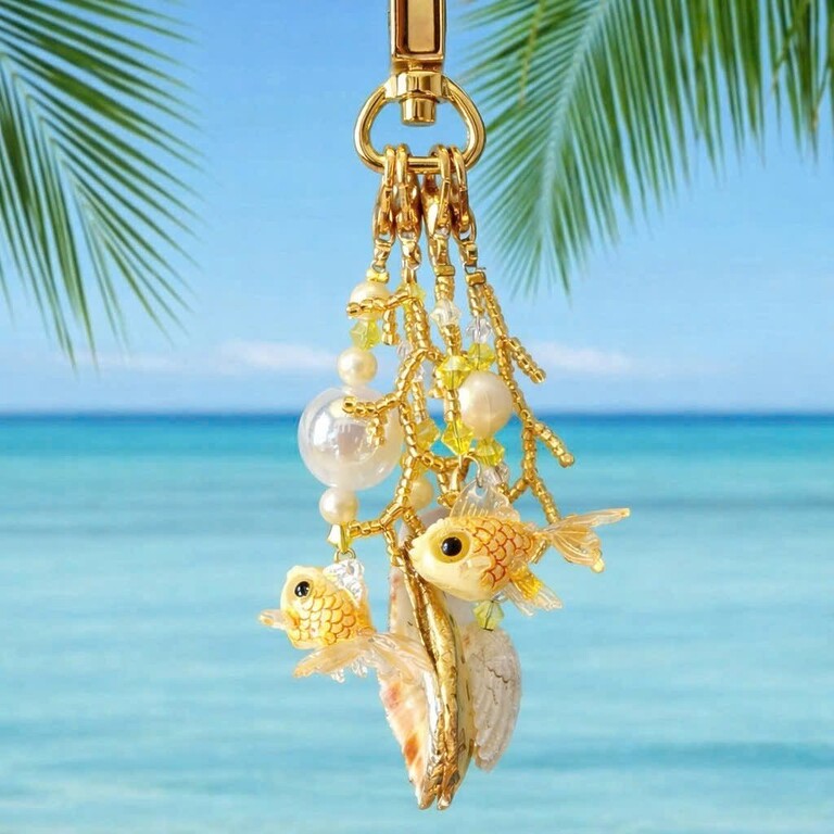 Charm Fish Yellow B Charm Fish Yellow B