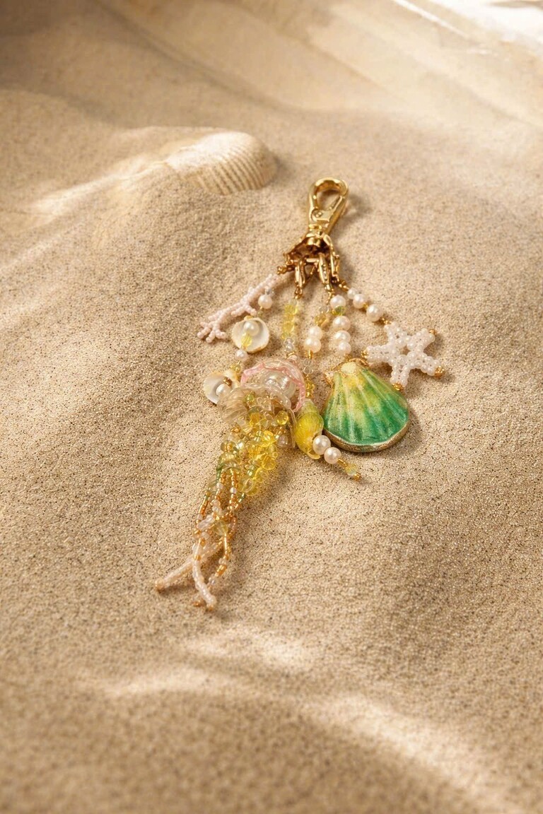 Charm Jellyfish Gol B Charm Jellyfish Gol B