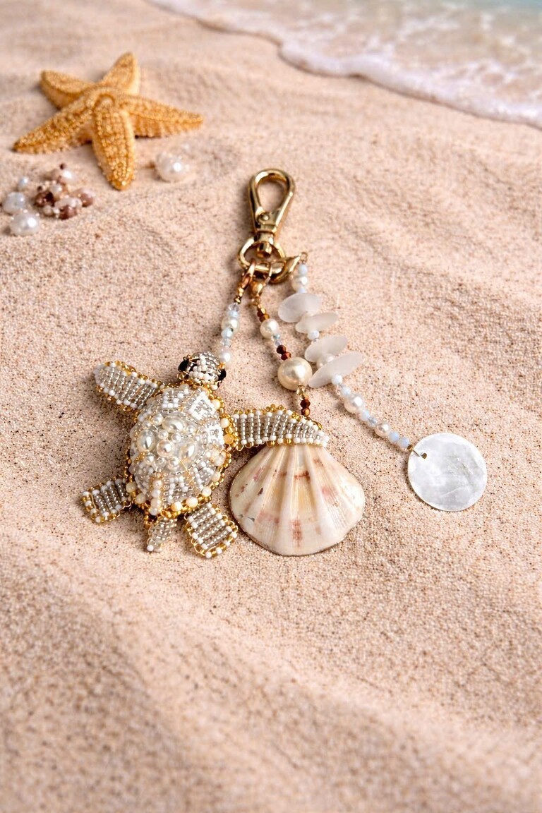 Charm Seaturtle Sil B Charm Seaturtle Sil B